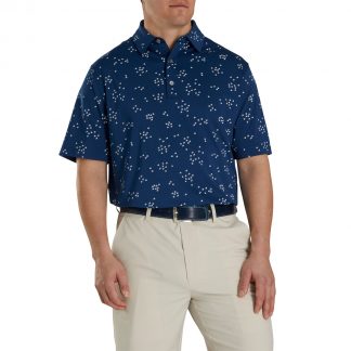 FootJoy Lisle Flock of Birds Print Self Collar