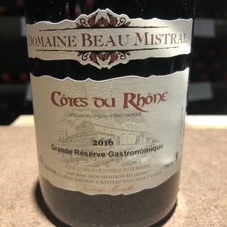 Domaine Beau Mistral 2016, Cote du Rhone, France